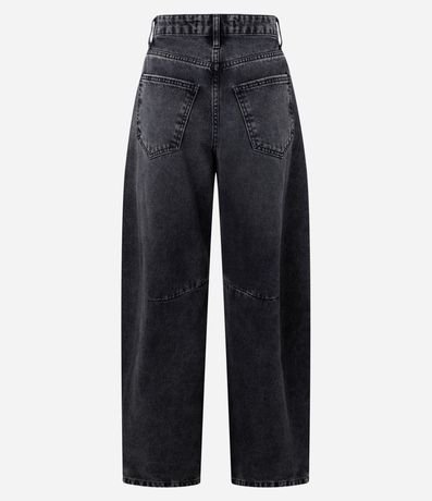 Pantalón Barrel en Jeans con Recortes en la Parte Baja 7