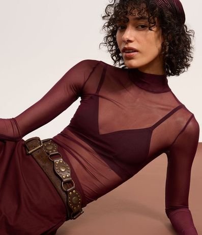 Blusa en Tule Segunda Piel con Transparencia 5