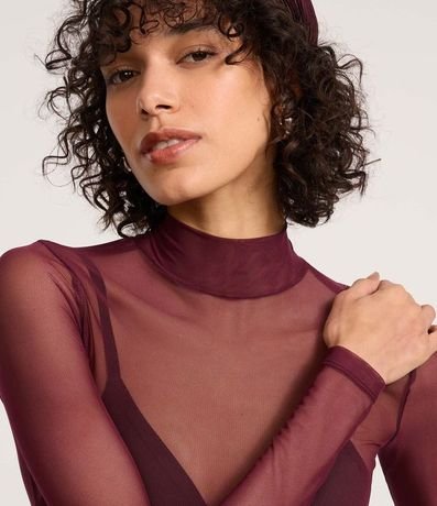 Blusa en Tule Segunda Piel con Transparencia 4