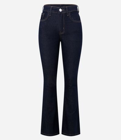 Pantalón Bootcut en Jeans Raw con Cintura Alta 6