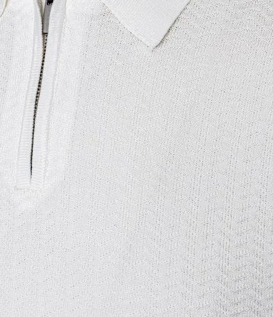 Polo Slim en Viscosa Texturizada con Cremallera 9