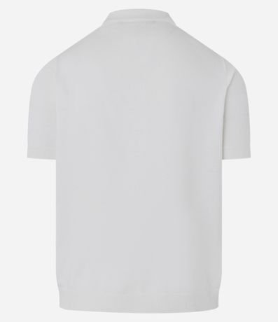 Polo Slim en Viscosa Texturizada con Cremallera 10