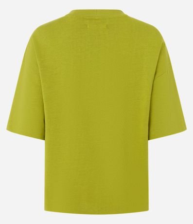 Remera en Malla con Lettering Happy Hour 6