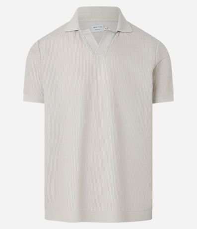 Camisa Polo Regular en Algodón con Textura 5