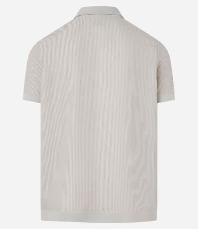 Camisa Polo Regular en Algodón con Textura 7