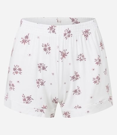 Pijama Short Doll en Viscosa con Short Estampado Floral 6