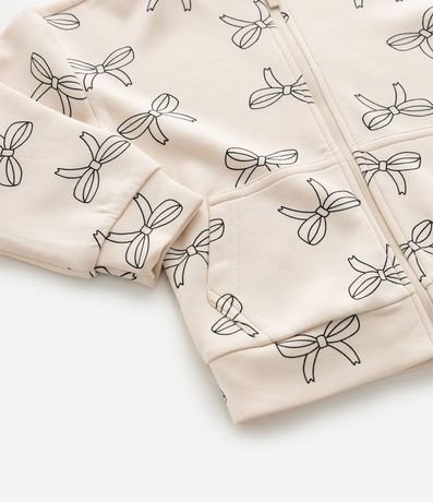 Campera Infantil em  Algodón con Estampa de Lazos - Talle 1 a 6 años 6