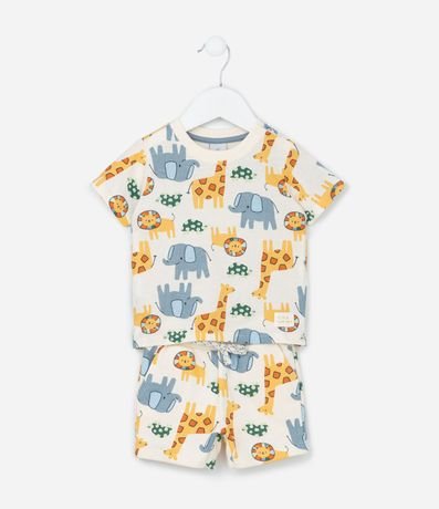 Conjunto Infantil con Estampa de Animalitos - Talle RN a 18 meses 2