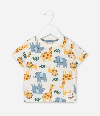 Conjunto Infantil con Estampa de Animalitos - Talle RN a 18 meses 4