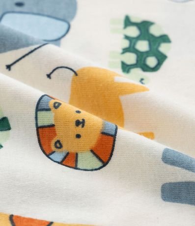 Conjunto Infantil con Estampa de Animalitos - Talle RN a 18 meses 8
