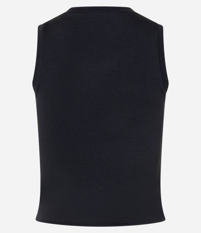 Blusa en Microfibra Sin Manga y con Cremallera Delantero 5