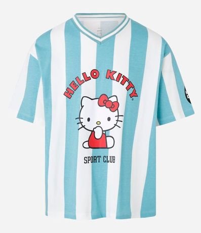Remera Deportiva Boxy en Algodón Hello Kitty "Sport Club" 8
