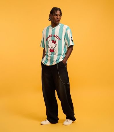 Remera Deportiva Boxy en Algodón Hello Kitty "Sport Club" 3