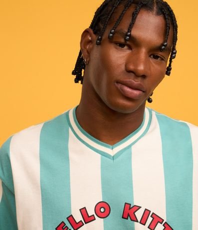 Remera Deportiva Boxy en Algodón Hello Kitty "Sport Club" 7