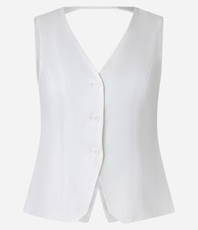 Chaleco en Sastrería con Espalda Abiertas 7