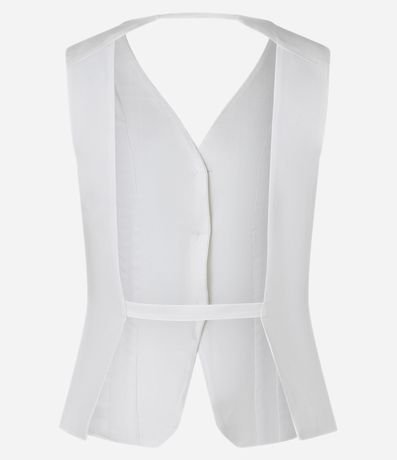 Chaleco en Sastrería con Espalda Abiertas 9