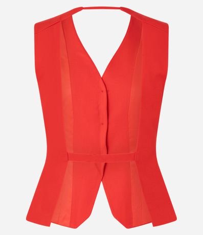 Chaleco en Sastrería con Espalda Abiertas 7