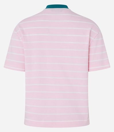 Remera Rayada en Malhão con Cuello Contrastante 6