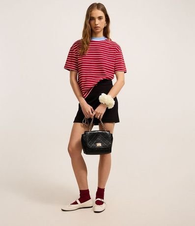 Remera Rayada en Malhão con Cuello Contrastante 3