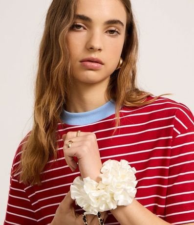 Remera Rayada en Malhão con Cuello Contrastante 4