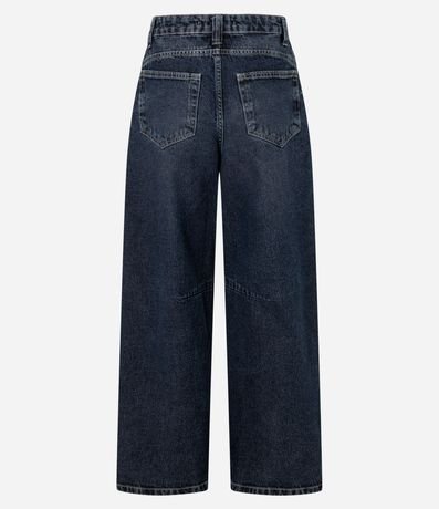 Pantalón Barrel en Jeans con Colgante de Estrella 2