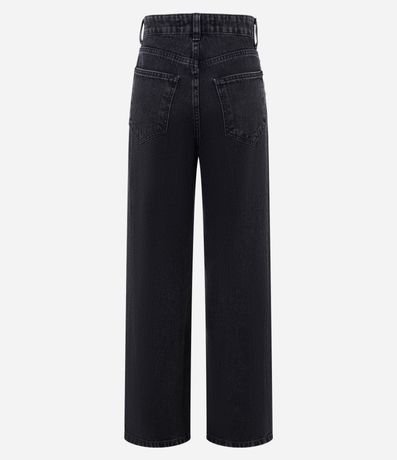 Pantalón Recto en Jeans con Tachuelas Aplicadas en el Lateral 3