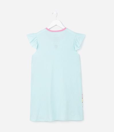 Camisón Infantil con Volado Estampa de Hello Kitty - Tam  4 a 14 años 2