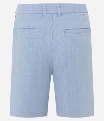 Bermuda Recta en Algodón con Textura 2