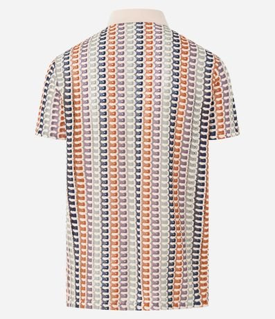 Camisa Polo Comfort en Jacquard con Textura Ondulada 7