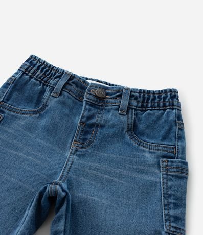 Pantalón Infantil en Jeans con Bolsillos Laterales - Talle 1 a 6 años 5