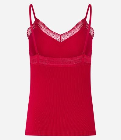 Blusa de Pijama Seamless con Encaje 3