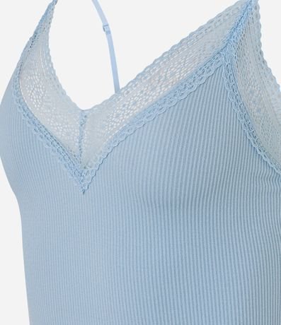 Blusa de Pijama Seamless con Encaje 2