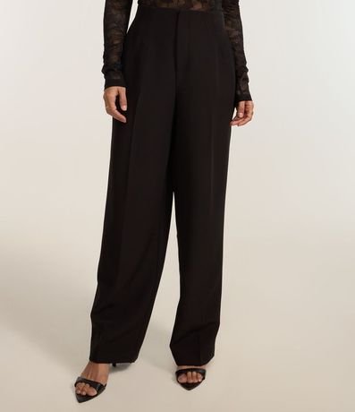 Pantalón Wide Leg en Sastrería y Recorte V en la Espalda 2