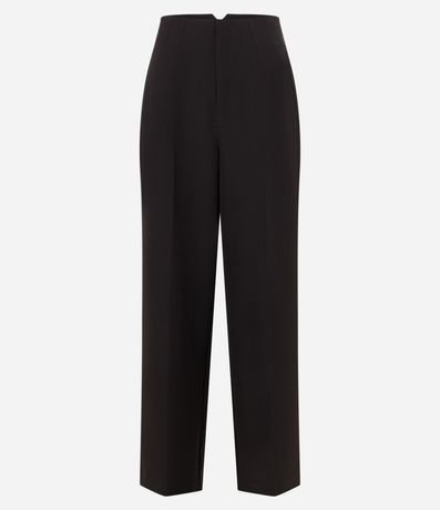 Pantalón Wide Leg en Sastrería y Recorte V en la Espalda 4