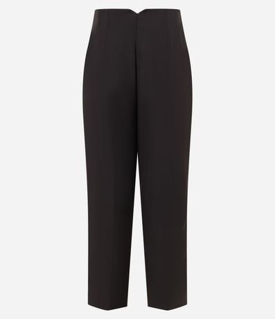 Pantalón Wide Leg en Sastrería y Recorte V en la Espalda 5