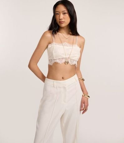 Pantalón Flare Sastre con Frisos 2