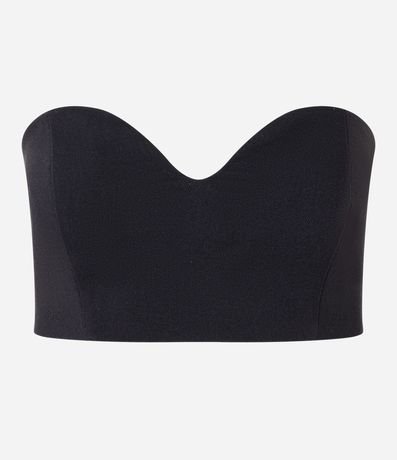 Blusa Super Cropped en Sastrería con Escote Corazón 5