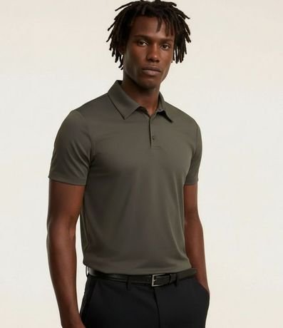 Camisa Polo Performance con Toque Gelado