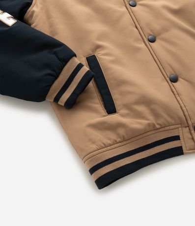 Campera Infantil Bomber con Patchs de Baseball - Talle 5 a 14 años 9