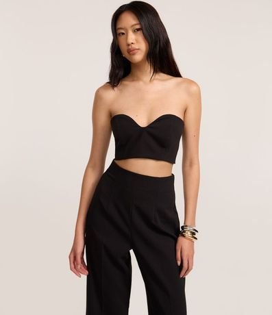 Pantalón Pantalona Sastre con Pliegues y Frisos 2