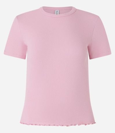 Blusa en Viscosa Texturizada y con Bajo Ondulado 4