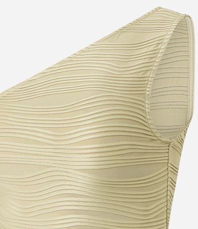 Blusa Hombro Único en Jersey con Rayas Texturizadas 5