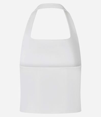 Blusa Cropped en Bengalina Frente Única 7