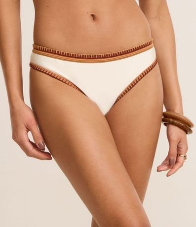 Bikini Bombacha Básica en Microfibra con Bies Contrastante 2