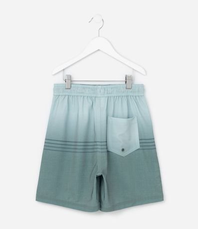 Bermuda Infantil de Banho con Blocos Degradês e  Rayas - Talle 5 a 14 años 3