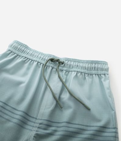 Bermuda Infantil de Banho con Blocos Degradês e  Rayas - Talle 5 a 14 años 7