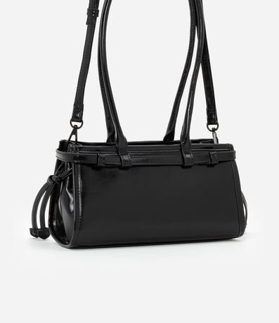 Cartera Mini Satchel con Detalle Cintado 3