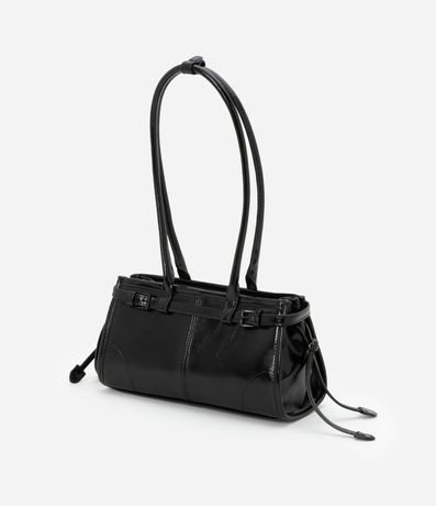 Cartera Mini Satchel con Detalle Cintado 4