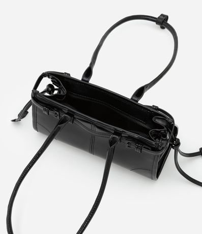 Cartera Mini Satchel con Detalle Cintado 6