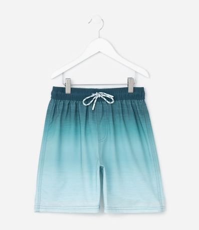 Bermuda Infantil Playera en Microfibra con Estampa Degradé - Talle 5 a 14 años 2